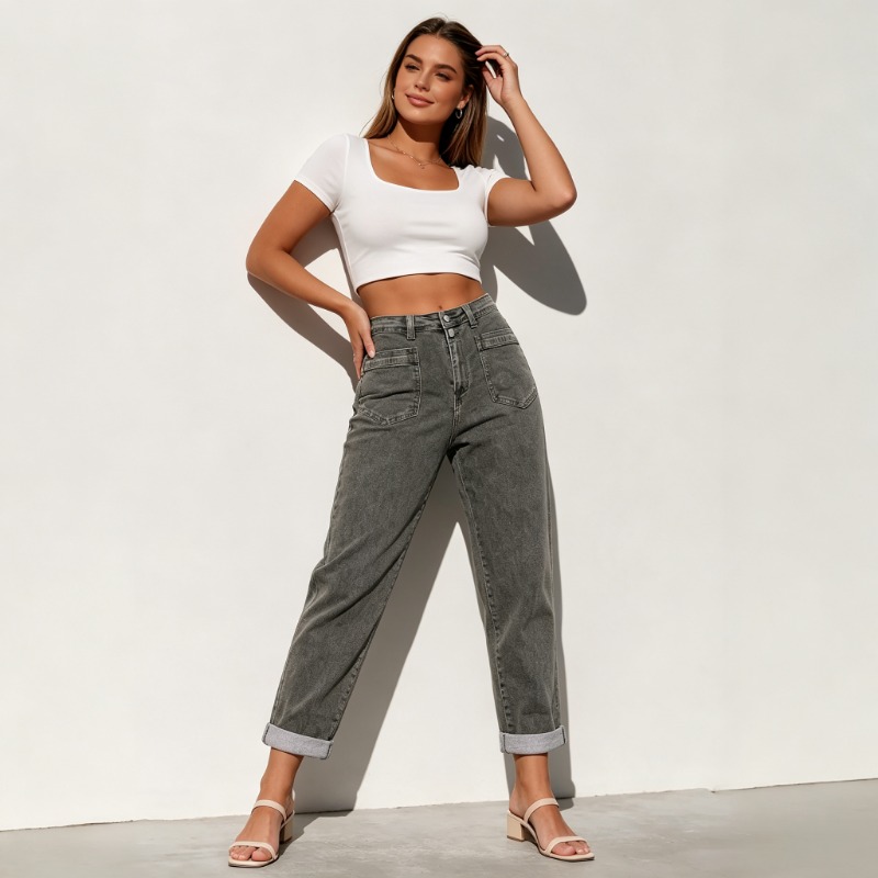Street Fashion Plus Size - Kadın Büyük Beden Amerikan High Street