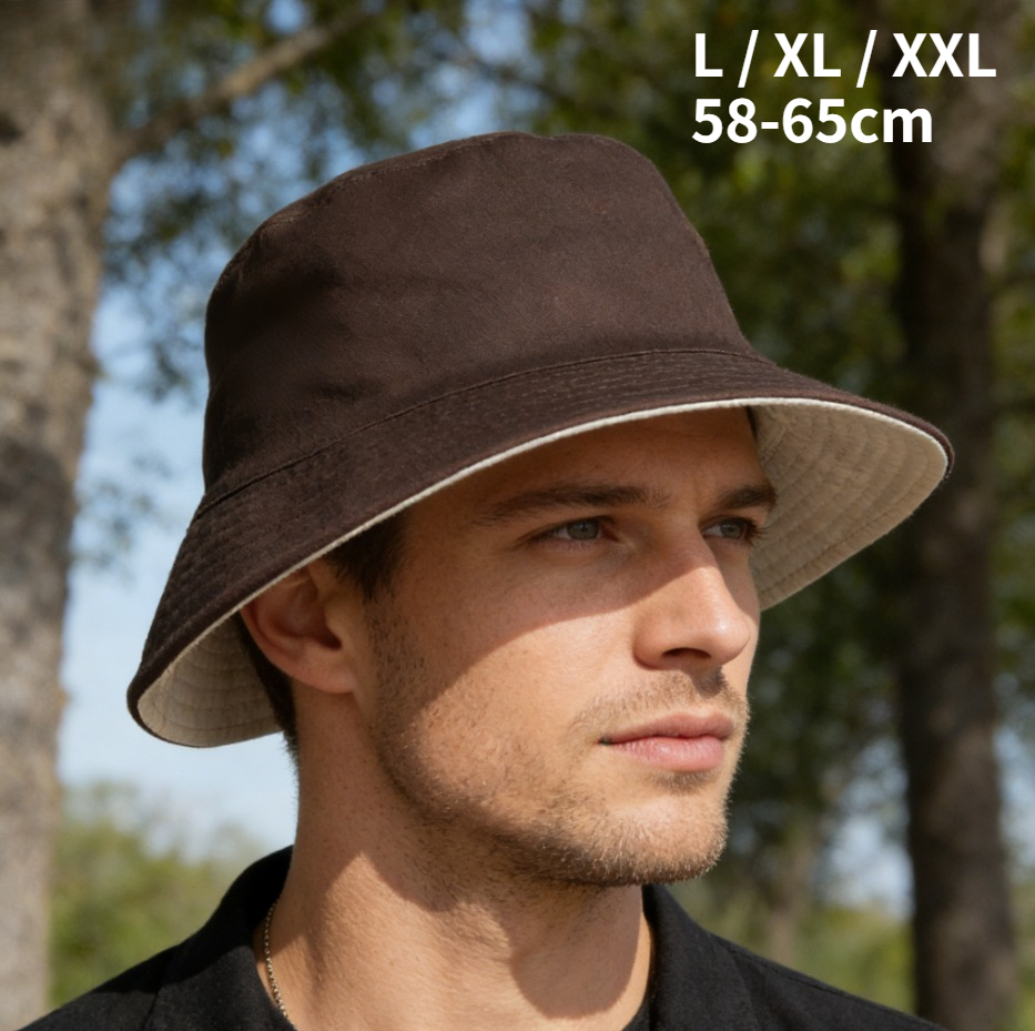 Bucket Hat Embroidered - Çift Taraflı Kova Şapka Erkekler ve