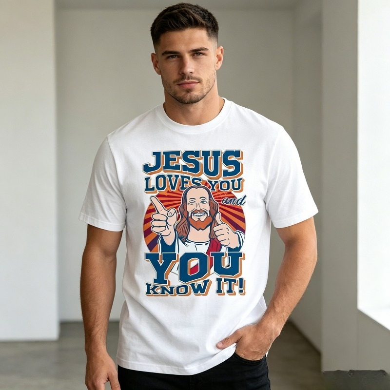 Street Style Fashion Quotes - Hıristiyan İnancı Temalı Tişört Eğlenceli İsa