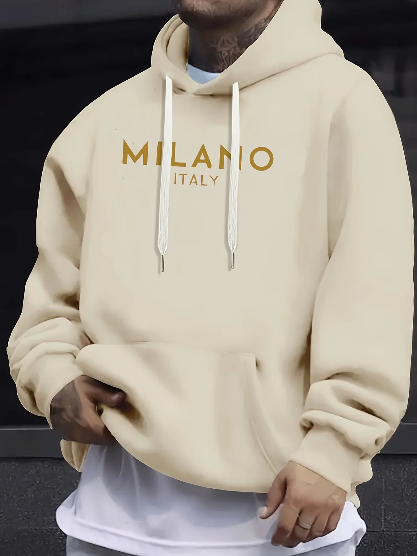 Street Fashion Milano - 2026 Sonbahar ve kış kapüşonlu sweatshirt,