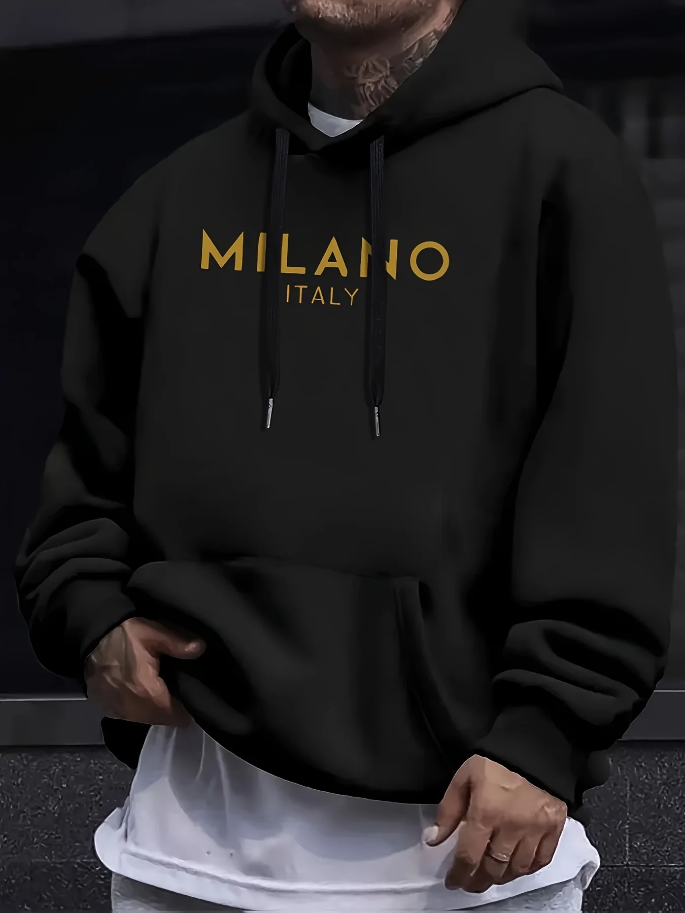 Sonbahar ve kışlık kapüşonlu s - Street Fashion Milano incelemesi ve fiyatı
