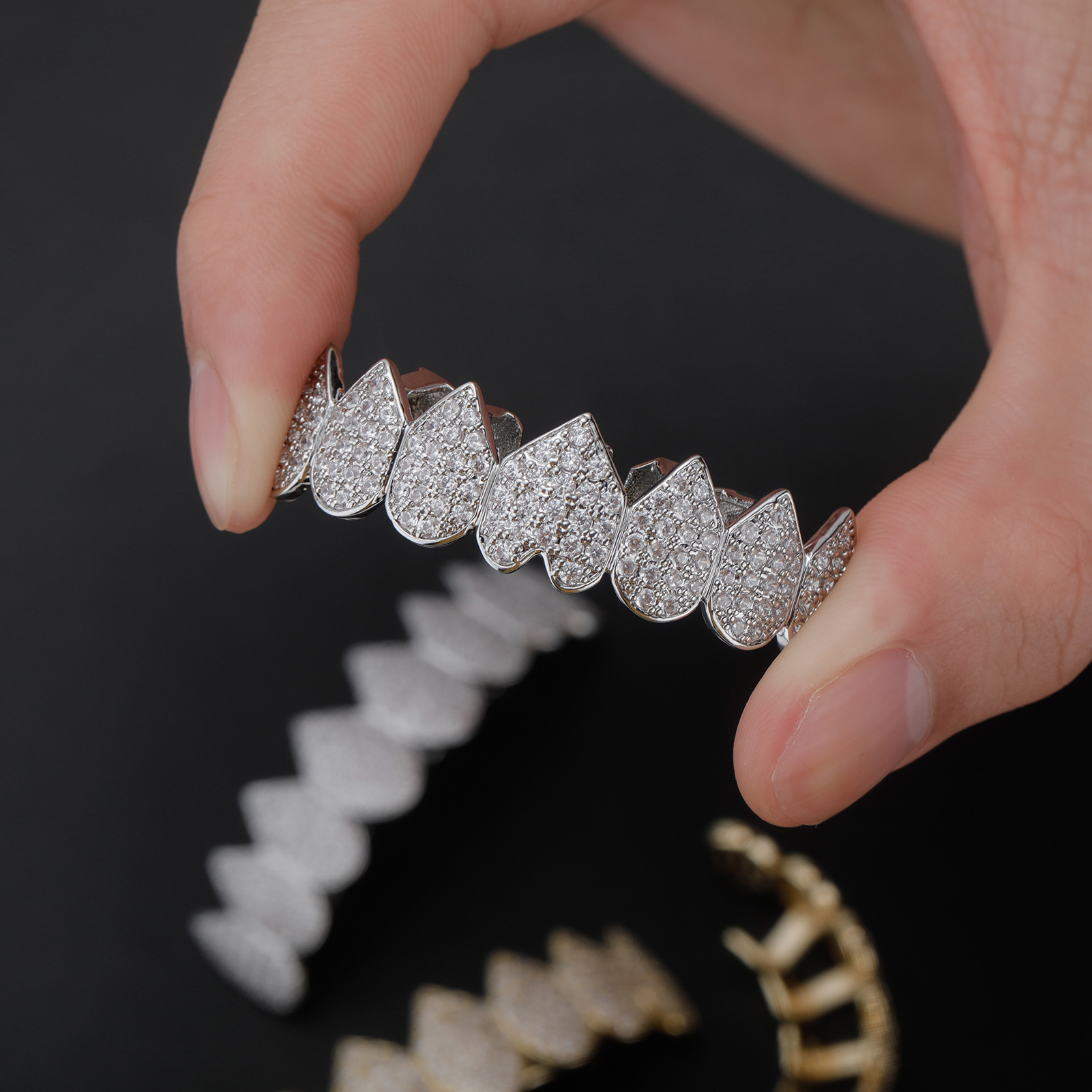 RACHELZ Hip Hop 8/8 buzlu Out  - Street Fashion Jewelry incelemesi ve fiyatı