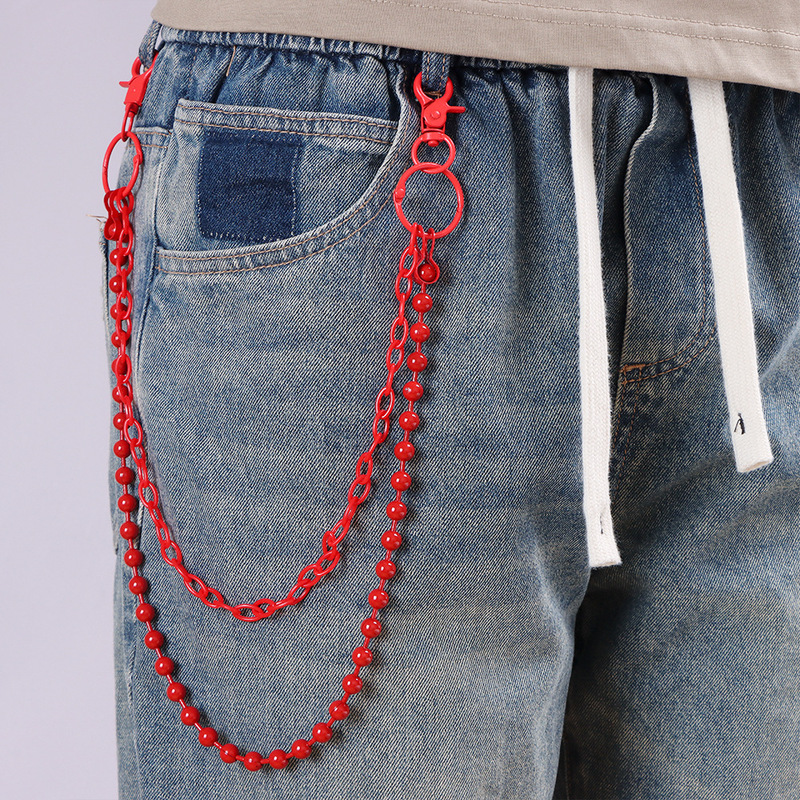 Parlak Kırmızı Boncuklu Çok Ka - Street Fashion Jewelry incelemesi ve fiyatı