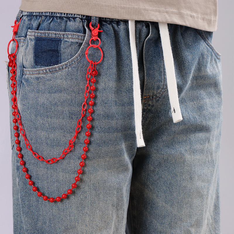 Parlak Kırmızı Boncuklu Çok Ka - Street Fashion Jewelry incelemesi ve fiyatı