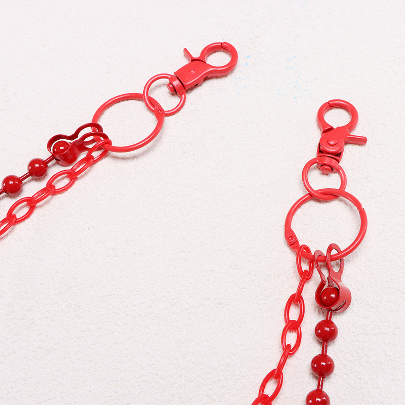Parlak Kırmızı Boncuklu Çok Ka - Street Fashion Jewelry incelemesi ve fiyatı