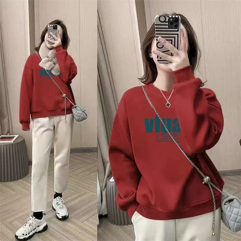 Kadınlar için Büyük Beden Bisi - Oversized Crewneck Fleece incelemesi ve fiyatı