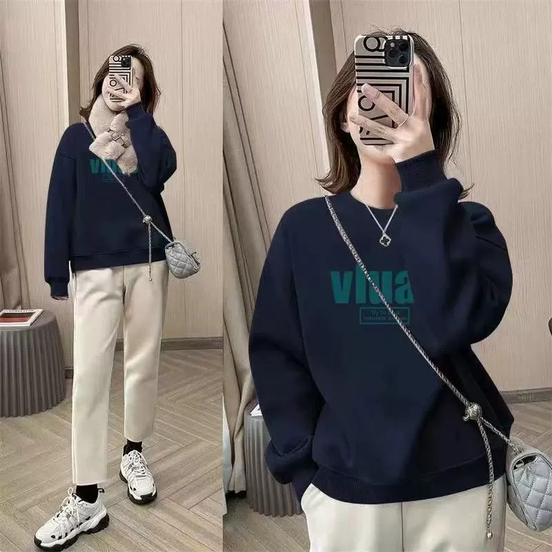 Kadınlar için Büyük Beden Bisi - Oversized Crewneck Fleece incelemesi ve fiyatı