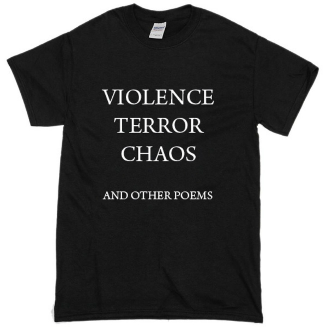 Şiddet terör kaos ve diğer şii - Street Style Fashion Quotes incelemesi ve fiyatı