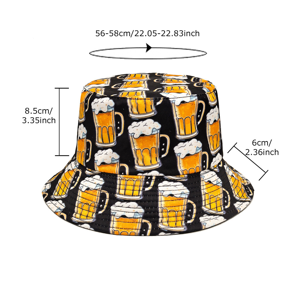 Karikatür Bira Kova Şapka Bira - Bucket Hat Embroidered incelemesi ve fiyatı