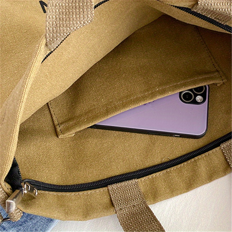 Harf Baskılı Şık Japon Kanvas  - Tote Bag Canvas Print incelemesi ve fiyatı