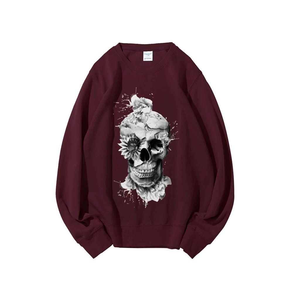 Kafatası baskı büyük boy kazak - Oversized Crewneck Fleece incelemesi ve fiyatı