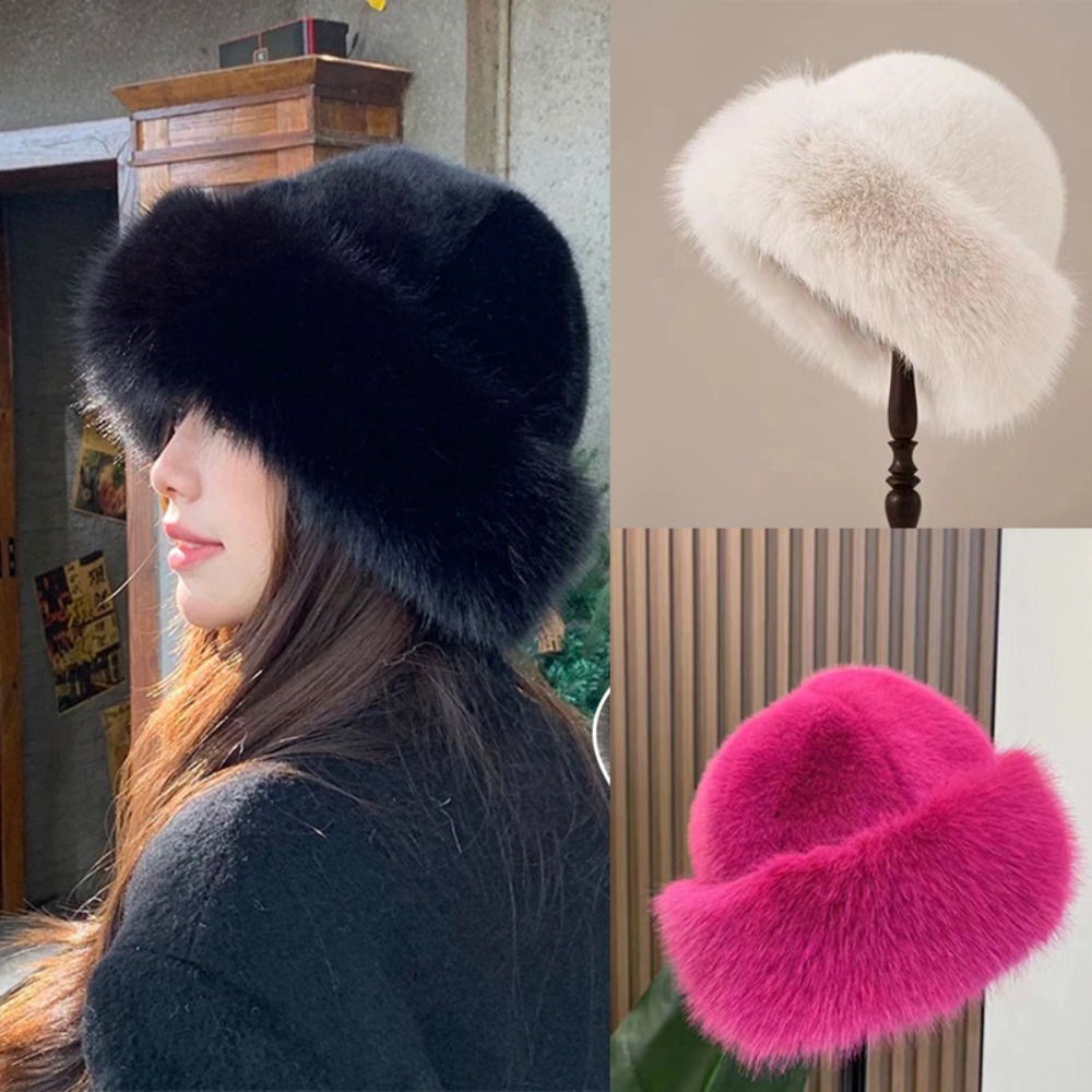 Kadınlar İçin Tüylü Kürklü Kov - Bucket Hat Embroidered incelemesi ve fiyatı