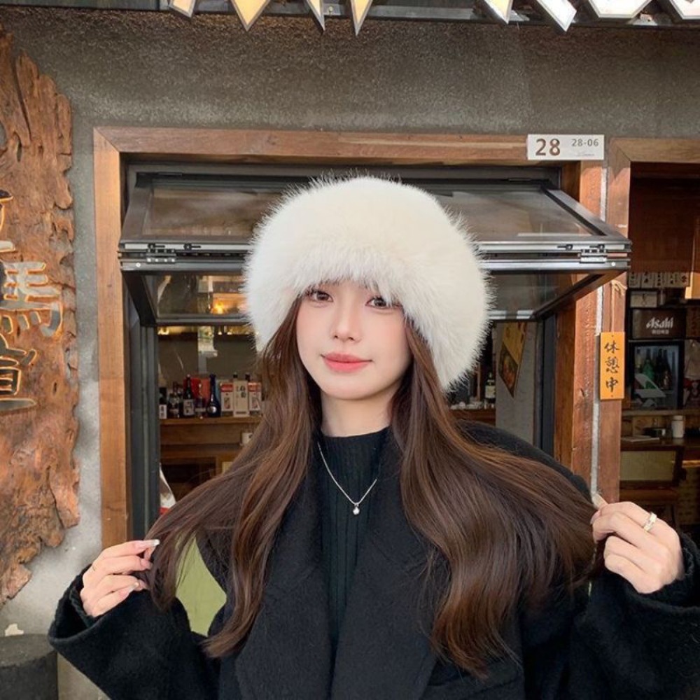 Kadınlar İçin Tüylü Kürklü Kov - Bucket Hat Embroidered incelemesi ve fiyatı
