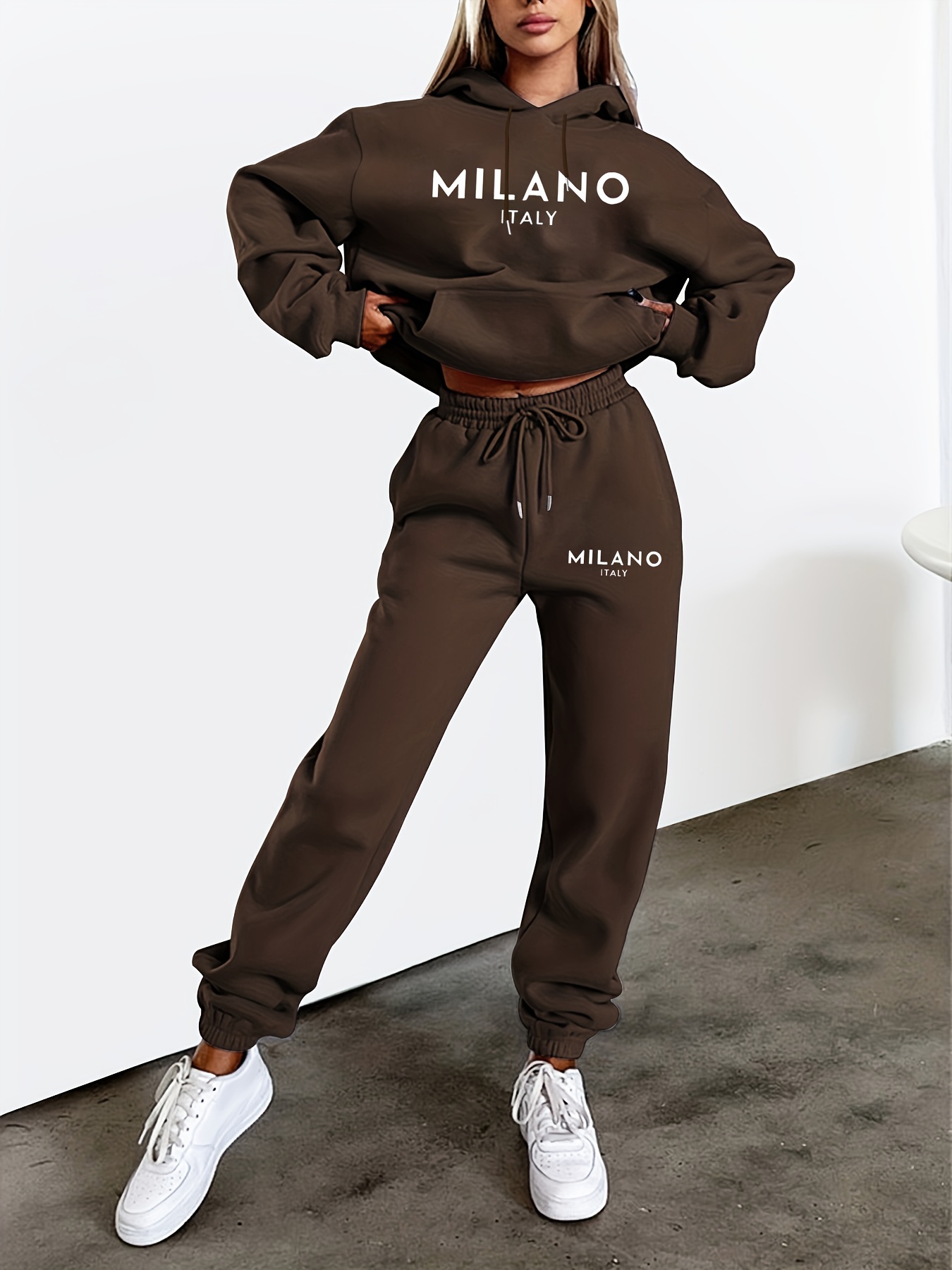 Kadın Sonbahar/Kış Kapüşonlu Ü - Street Fashion Milano incelemesi ve fiyatı