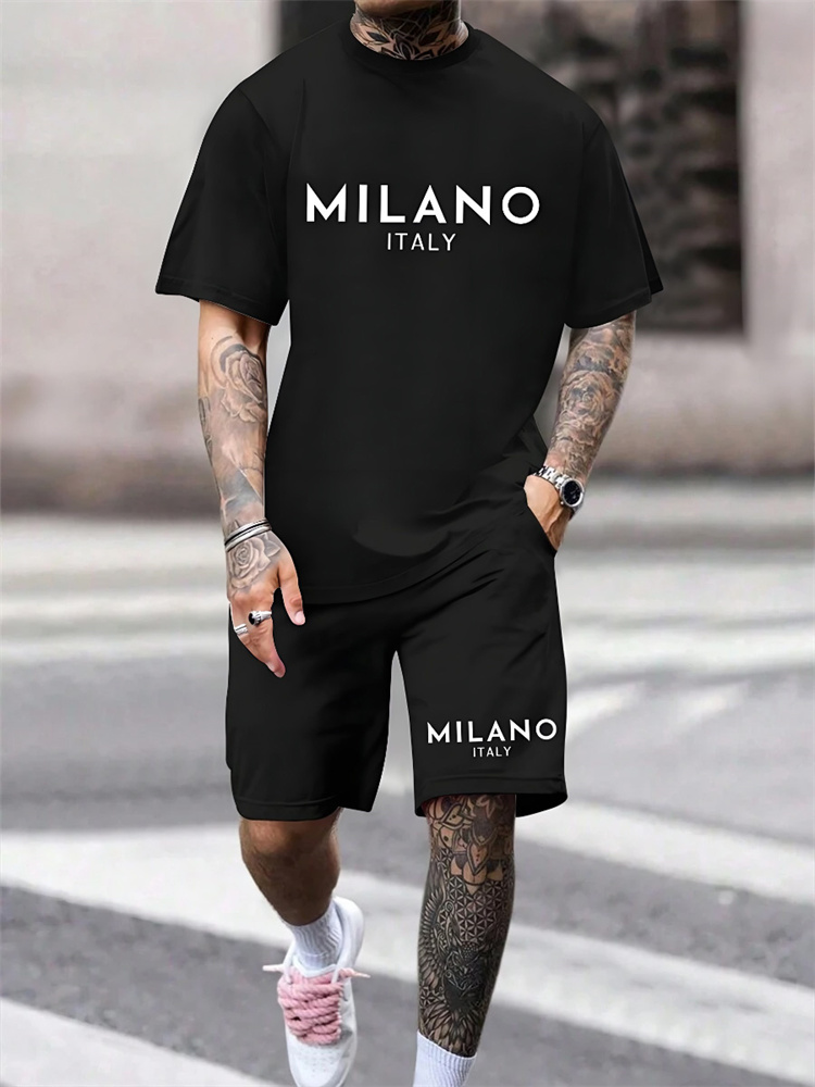 İki parçalı Milano Baskı erkek - Street Fashion Milano incelemesi ve fiyatı
