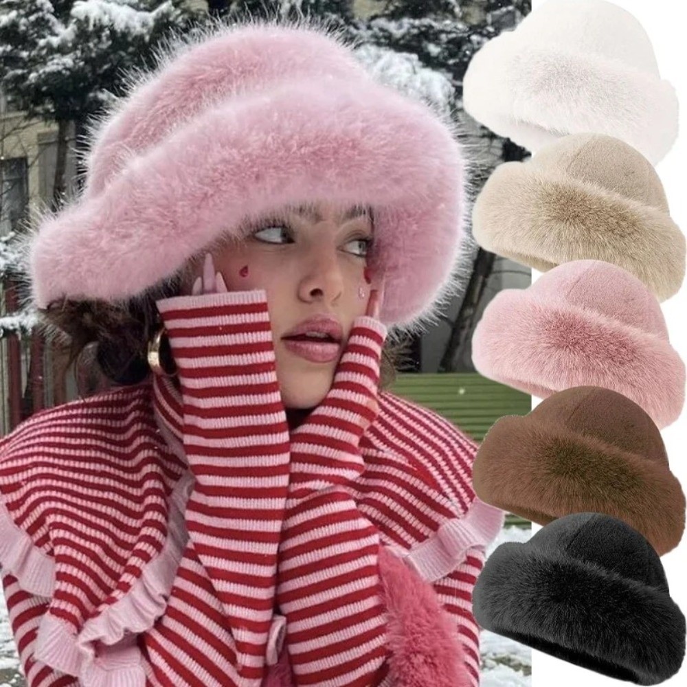 Moda Şapkaları Tüylü Kürklü Kı - Bucket Hat Embroidered incelemesi ve fiyatı