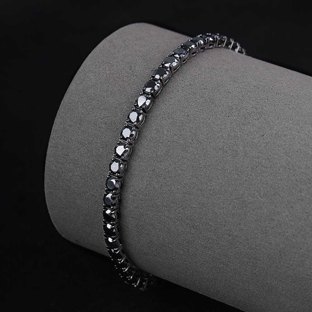 NY Hip Hop 3/4/5mm Buzlu Siyah - Street Fashion Jewelry incelemesi ve fiyatı
