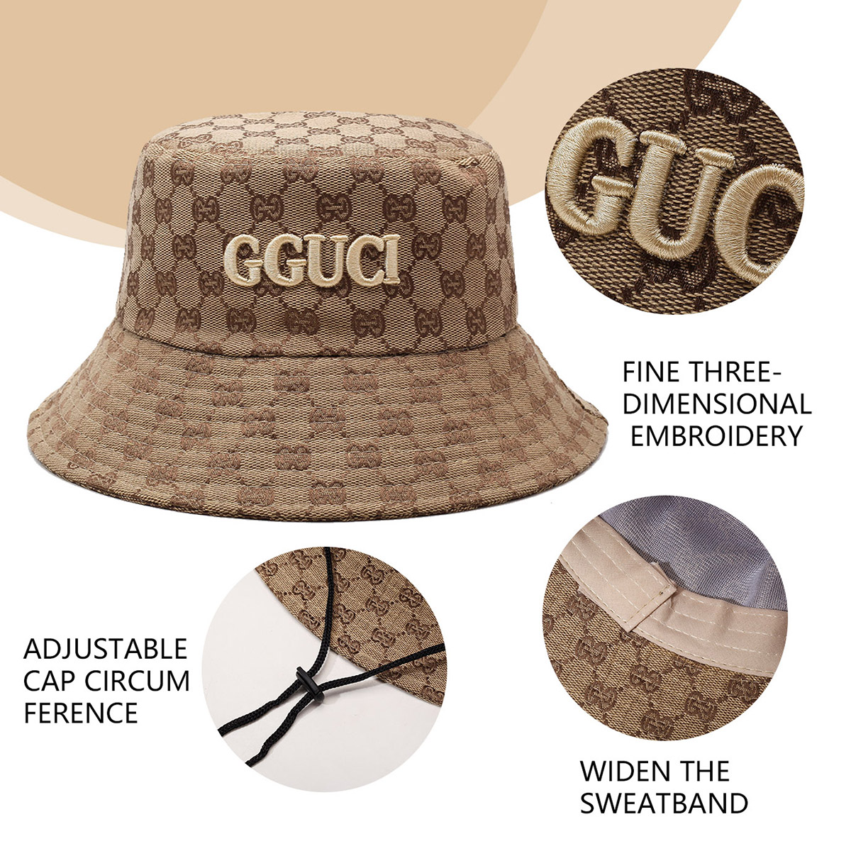 Unisex Siyah ve Beyaz İşlemeli - Bucket Hat Embroidered incelemesi ve fiyatı